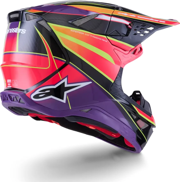 Alpinestars Supertech M10 Era MIPS® sisak, rózsaszín/lila/sárga, 3, nordicamoto.ro