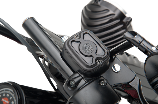 Cafe Front Brake Master Cylinder Cover Black, 1, nordicamoto.ro
