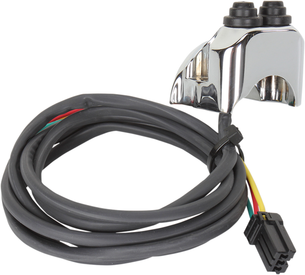 Chrome Legend Handlebar Mounted Control Silver, 2, nordicamoto.ro