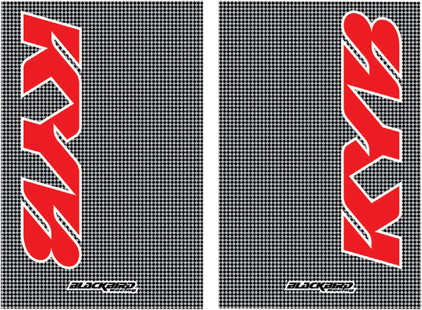 Fork Stickers Red, White, 1, nordicamoto.ro