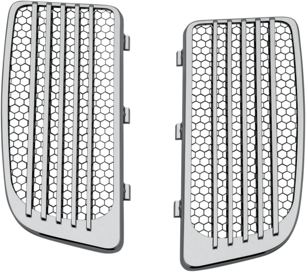 Radiator Grilles Black, Chrome, 2, nordicamoto.ro