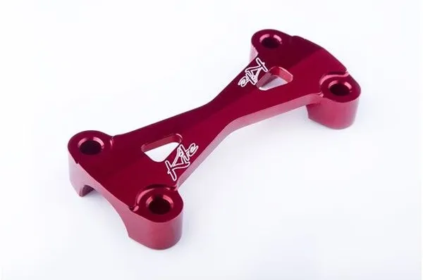 Mx-en Upper Handlebar Clamps Red, Anodized, 1, nordicamoto.ro