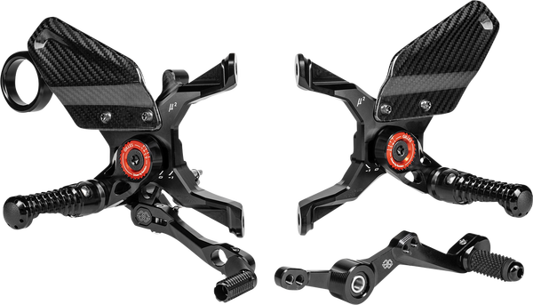 Mue2 Rearset Black, 1, nordicamoto.ro