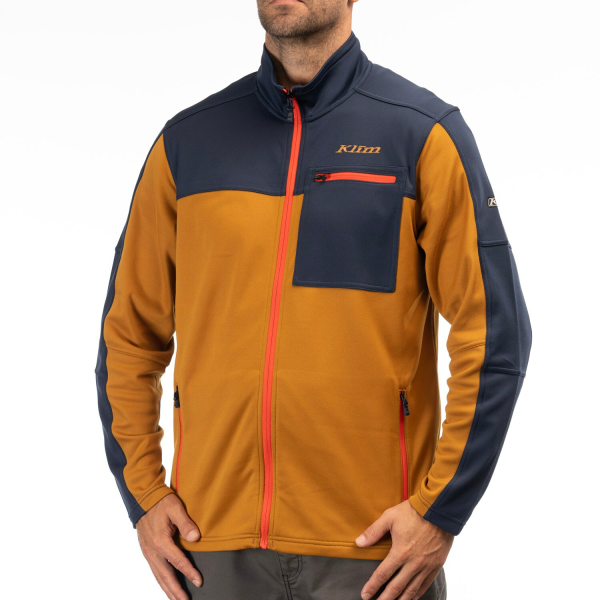 Geaca Snowmobil Klim Glacier Mid Layer Cabernet - Black, 18, nordicamoto.ro