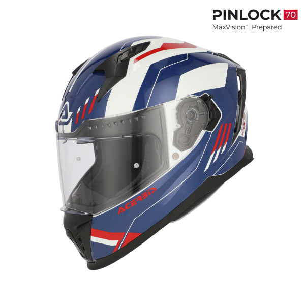 Acerbis X-Way Graphic fehér/kék/piros sisak, XL, 1, nordicamoto.ro