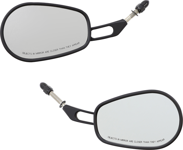 Thru-mount Mirror Black, Matte, 2, nordicamoto.ro