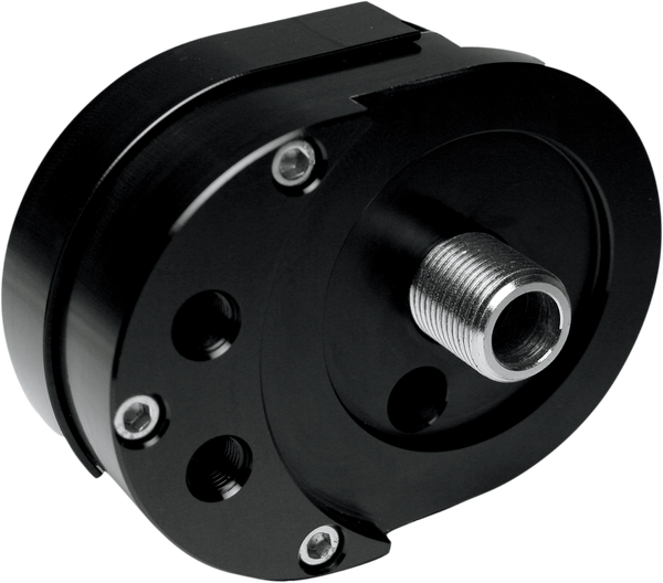Offset Oil Filter Mount Black, 1, nordicamoto.ro