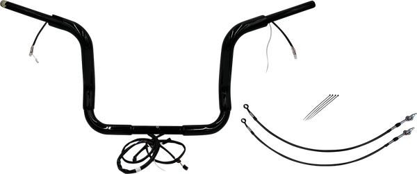 Plug & Play Ez Install 1-1/2(r) Round Top Handlebar Kit Black, 3, nordicamoto.ro