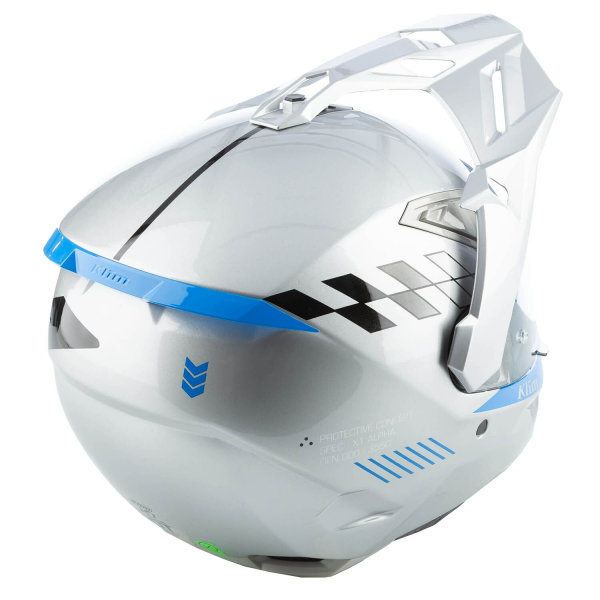 Klim X1 Alpha ECE/DOT Gloss Hi-Vis motoros sisak – fehér, 36, nordicamoto.ro