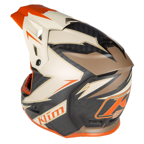 Casca Klim F3 Carbon Off-Road ECE LIGHTNING WHITE, 10, nordicamoto.ro