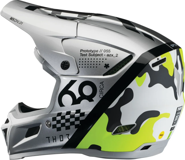 Thor Reflex Sport Riot Mips sisak, sárga/szürke/fekete, XL méret, 5, nordicamoto.ro