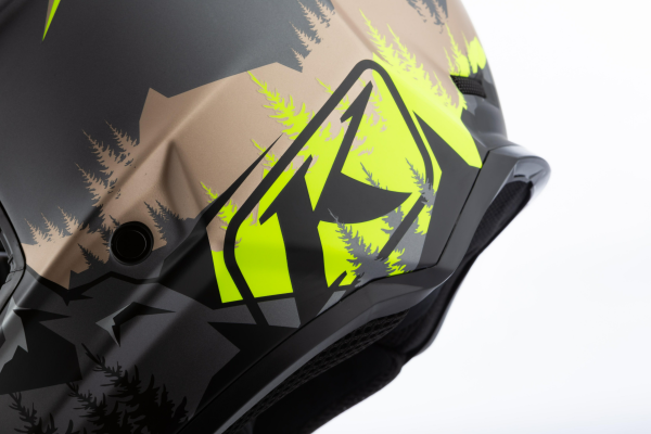 Klim F3 Carbon ECE Unruly fekete–fehér motoros sisak, 17, nordicamoto.ro