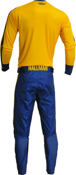 Tricou Thor Hallman Differ Roosted Navy/Yellow M, 6, nordicamoto.ro