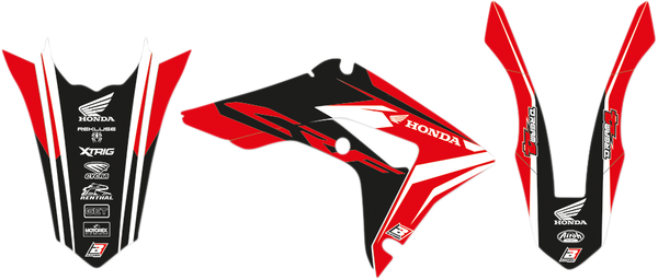 Dream 4 Graphics Kit Black, Red, White, 3, nordicamoto.ro