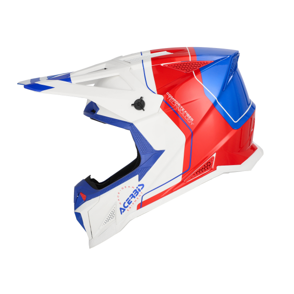 Acerbis T711 sisak, fehér/kék/piros, S-es méret, 9, nordicamoto.ro