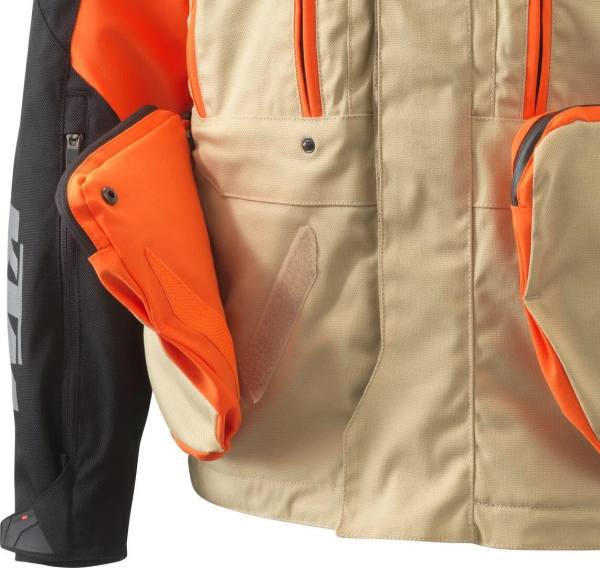 KTM ADV R V2 WP kabát – bézs/narancs/fekete – L-es méret, 4, nordicamoto.ro