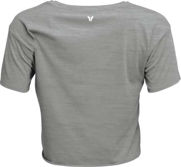 Tricou Dama THOR Corp Crop Gri XL, 4, nordicamoto.ro