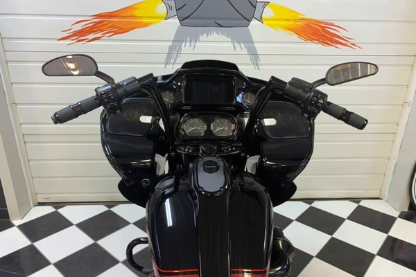 1-1/4(r) Ez Install Flat Top Handlebar Black, 2, nordicamoto.ro