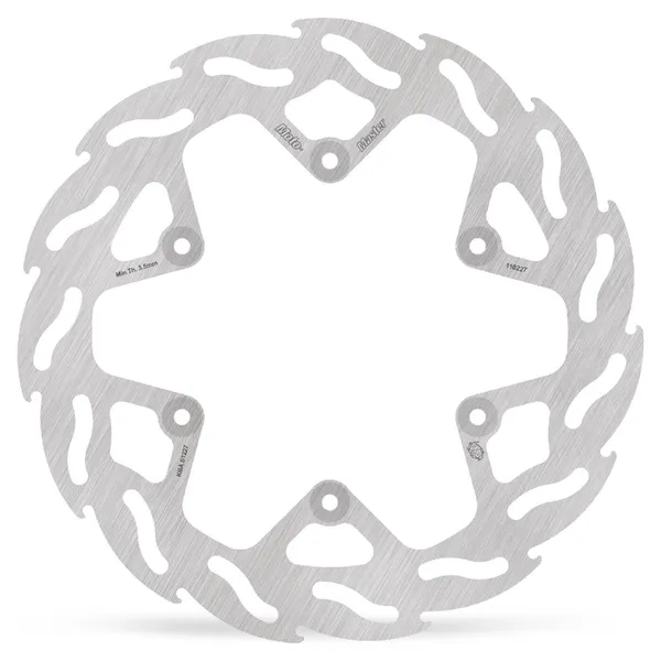 Flame sorozatú hátsó rotor, ezüst, polírozott, 1, nordicamoto.ro