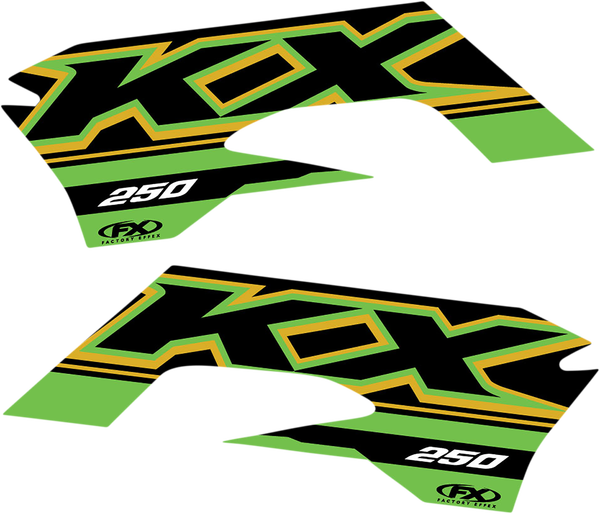 Replacement Oem Tank/shroud Graphics Black, Green, 1, nordicamoto.ro