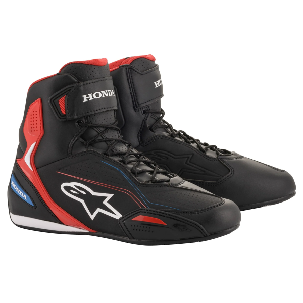 Alpinestars Faster-3 Honda Edition csizma, fekete/piros/kék, 43-as méret, 1, nordicamoto.ro