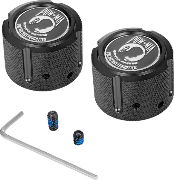 Front Axle Nut Cover Black, 4, nordicamoto.ro