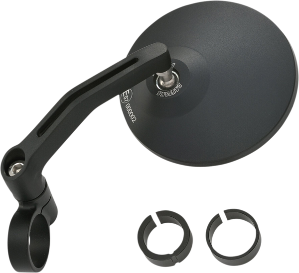 Aluminum Bar End Mirror Black, 1, nordicamoto.ro
