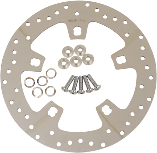 Custom 11.5(r) Front Brake Rotors Chrome, Polished, 1, nordicamoto.ro