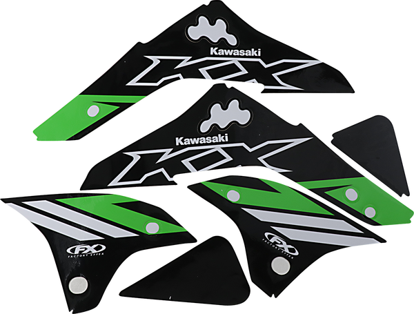 Evo Graphics Kit Black, Green, 1, nordicamoto.ro