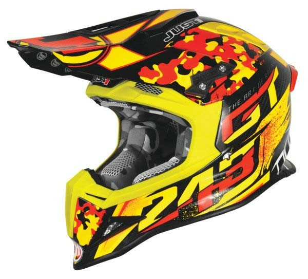 Just1 J12 Tim Gajser replika sisak, fekete/sárga/piros, L-es méret, 1, nordicamoto.ro