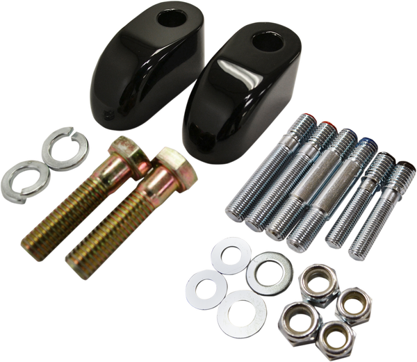 Handlebar Riser Adapter/extension Black, 1, nordicamoto.ro
