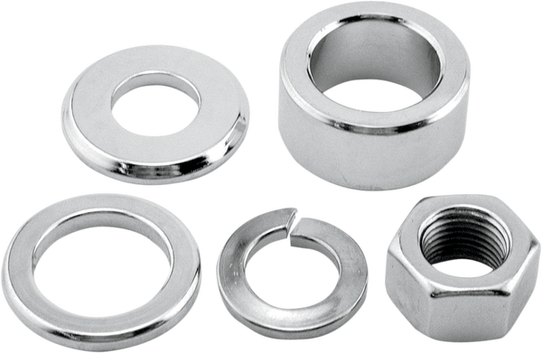 Axle Spacer/nut Kit Silver, 1, nordicamoto.ro