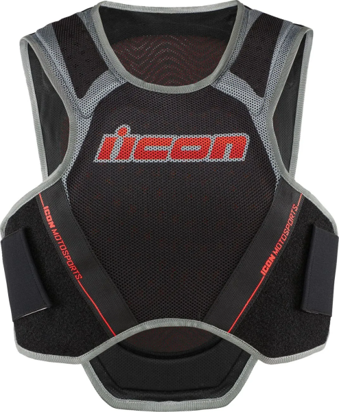 Icon Softcore™ Megabolt fekete XL/2XL védőmellény, 1, nordicamoto.ro