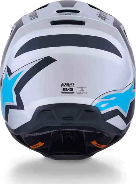 Alpinestars SM3 Heat ezüst színű sisak, 3, nordicamoto.ro