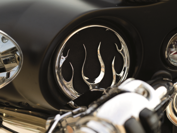 Front Speaker Accents Chrome, 4, nordicamoto.ro