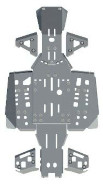 Motorvédő a CFMoto X4/CFORCE 400/450L/520L/500HO modellekhez (2016–2021), 1, nordicamoto.ro