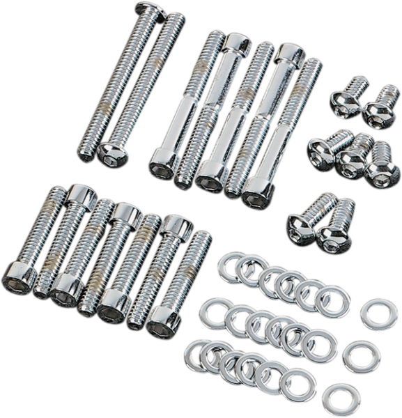 Primary Bolt Kit Chrome, 2, nordicamoto.ro