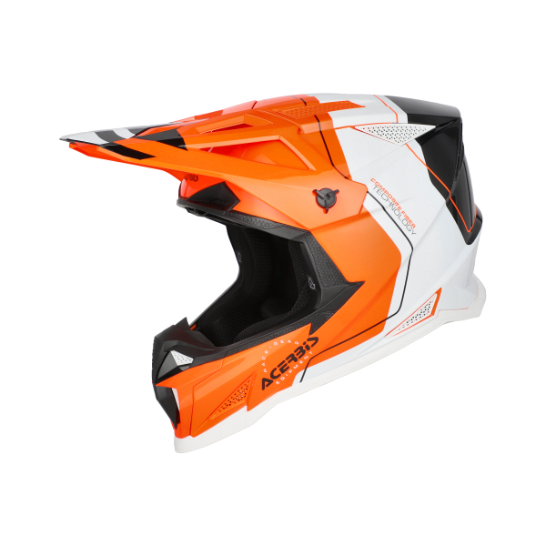 Acerbis T711 sisak, fluoreszkáló narancs/fekete, M-es méret, 1, nordicamoto.ro