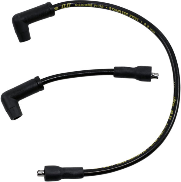 Custom 8.8 Mm Spark Plug Wire Yellow, 3, nordicamoto.ro