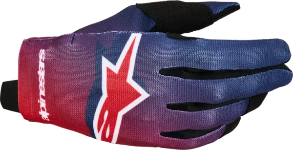 Alpinestars Radar gyerekkesztyű, kék/piros, L-es méret, 1, nordicamoto.ro