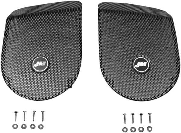 Saddlebag Lid Speaker Grill Set Black, 1, nordicamoto.ro