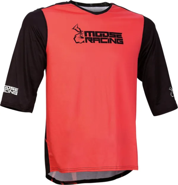Moose Racing MTB 3/4-es póló, piros/fekete, L-es méret, 1, nordicamoto.ro