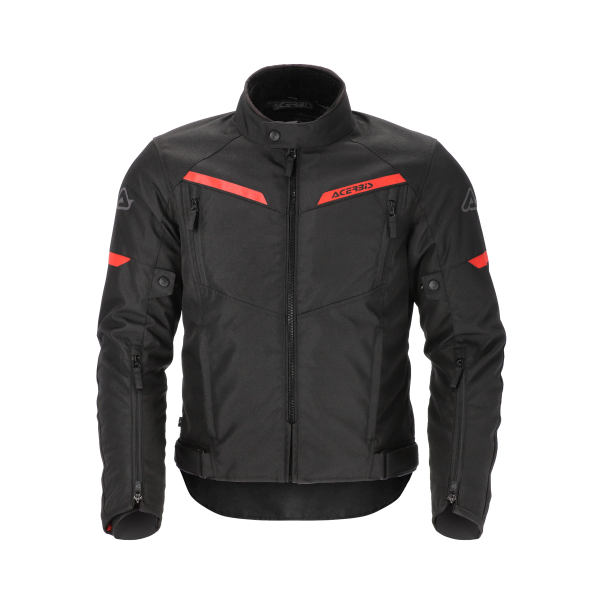 Acerbis Ce X-street dzseki, fekete/piros, XL, 10, nordicamoto.ro