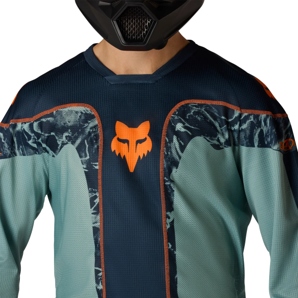 Fox 180 képnyomatos motokrossz póló, lila, L, 8, nordicamoto.ro
