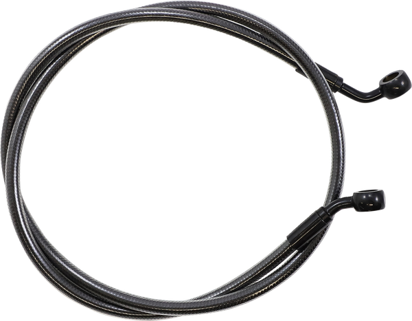 E-z Align Dot Braided Single Disc Front Brake Line Black, Black Pearl, 2, nordicamoto.ro