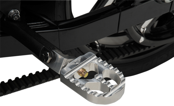 Adjustable Serrated Billet Footpegs Black Short, 1, nordicamoto.ro