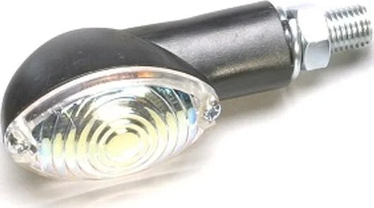 Univerzális mini-szárjelző lámpák, fekete, 1, nordicamoto.ro