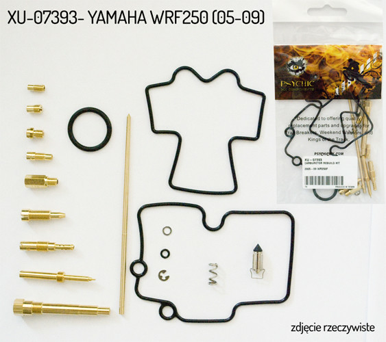 YAMAHA WRF 250 '05–'09 (WR250F) PSIHIC karburátor-javítókészlet (26-1294) (1 karburátorhoz), 1, nordicamoto.ro