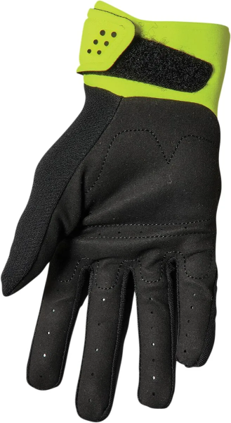 Mănuși copii Thor Spectrum Acid Yellow/Black M, 2, nordicamoto.ro