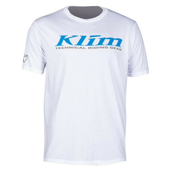 Tricou Klim K Corp SS T White - Vivid Blue, 3, nordicamoto.ro